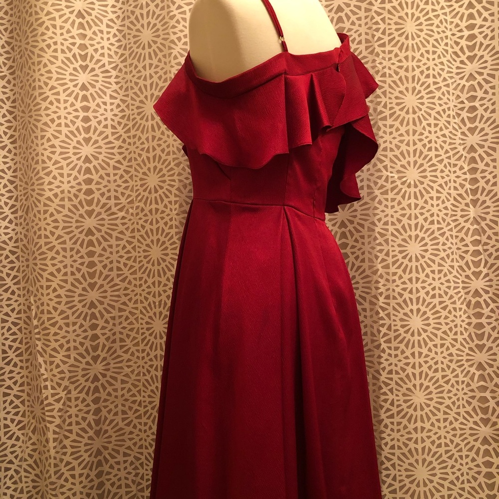 Slate & Willow Red Ruffle Size 4 Dress - Picture 10 of 11